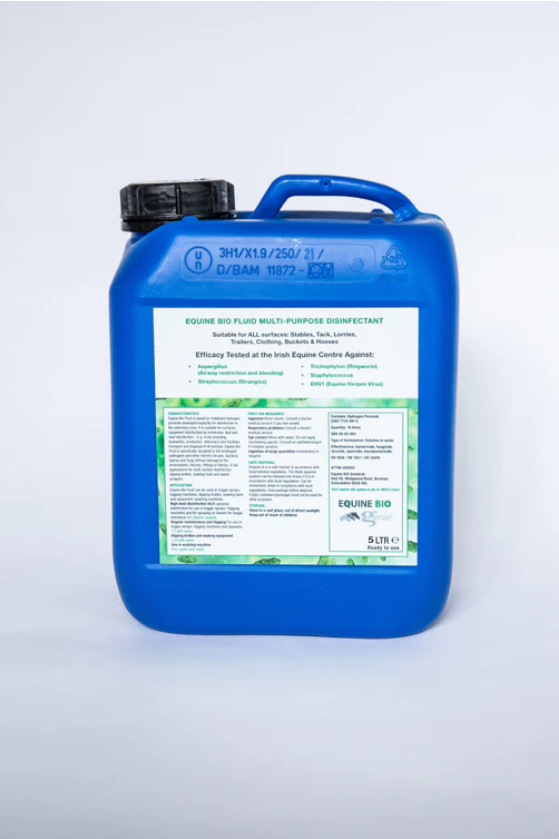 5 litre - Equine BIO Fluid Disinfectant - Ready to Use - No Dilution needed